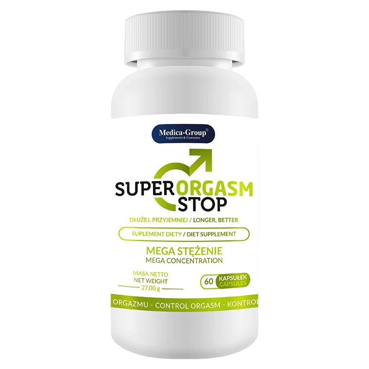 MEDICA GROUP Capsule MEDICA-GROUP Super Orgasm Stop pentru întârzierea ejaculării cu maca și ginseng 60 buc