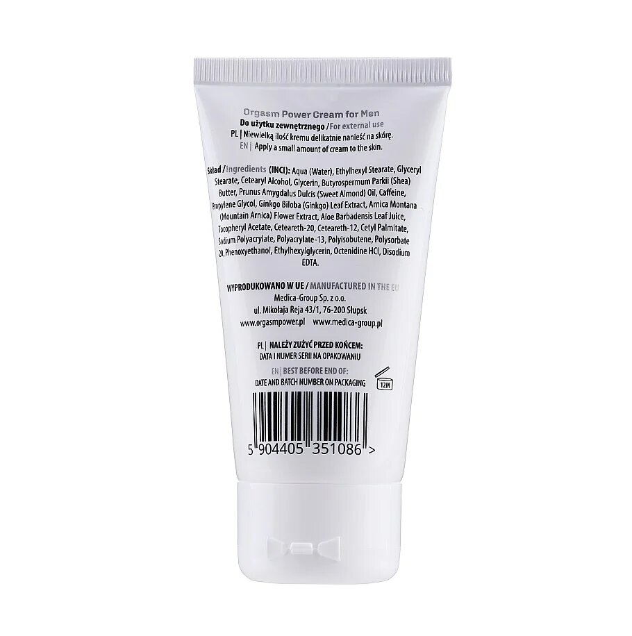 MEDICA GROUP Cremă MEDICA-GROUP OrgasmPower Men pentru erecții puternice întârzierea ejaculării și orgasm intens 50 ml (PTS)