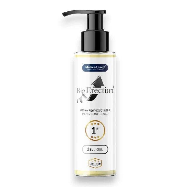 MEDICA GROUP Gel MEDICA-GROUP Big Erection Gel pentru erecții puternice și plăcere intensificată cu efect ușor de răcire 150 ml