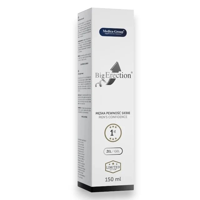 MEDICA GROUP Gel MEDICA-GROUP Big Erection Gel pentru erecții puternice și plăcere intensificată cu efect ușor de răcire 150 ml