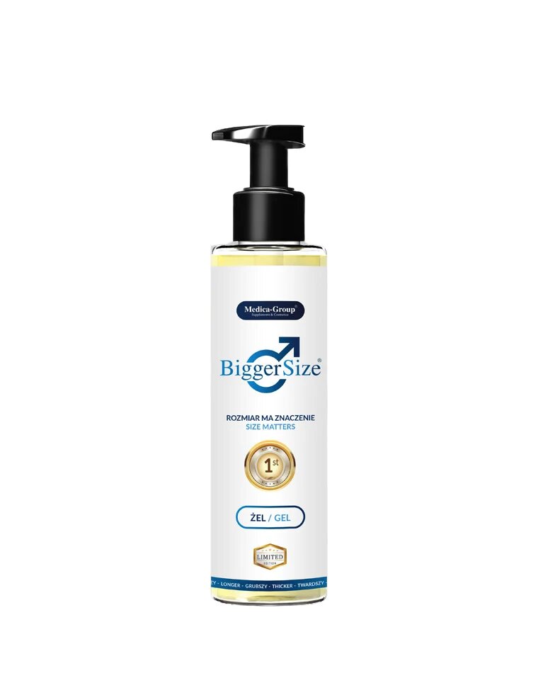 MEDICA GROUP Gel MEDICA-GROUP Bigger Size pentru mărirea penisului erecții puternice întârzierea ejaculării și potență 150 ml