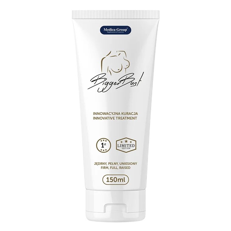 MEDICA GROUP Ser MEDICA-GROUP Bigger Bust pentru mărirea și fermitatea sânilor efect hidratant cu ulei de argan 150 ml