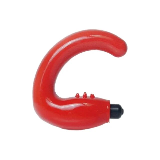 MEDICA GROUP Vibrator anal MEDICA-GROUP Prostate Massager pentru stimularea prostatei rezistent la apă roșu