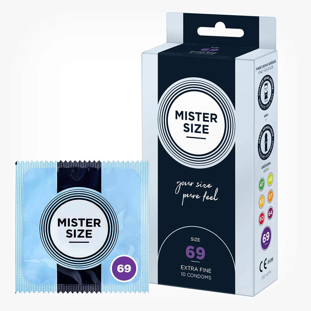 Mister Size Prezervative ultra subtiri marime 69 mm 1 cutie x 10 buc