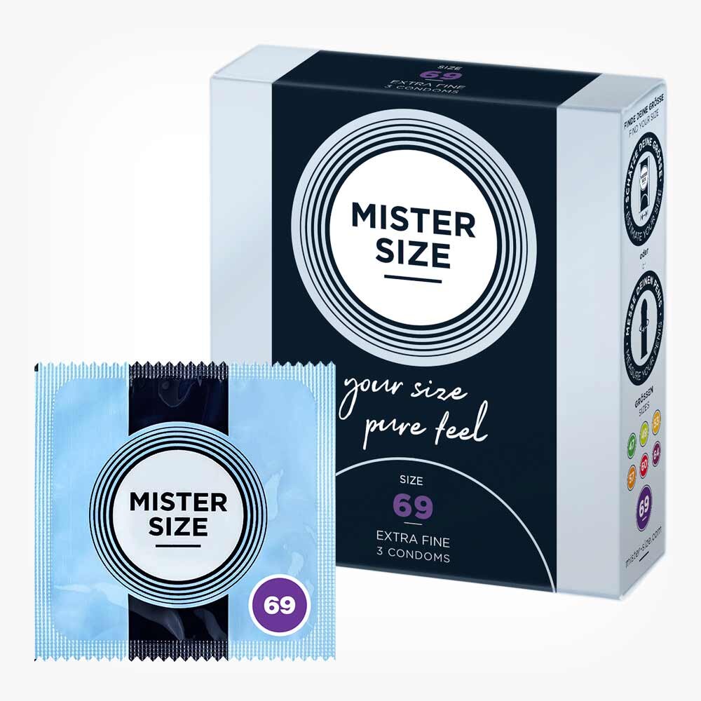Mister Size Prezervative ultra subtiri marime 69 mm 1 cutie x 3 buc