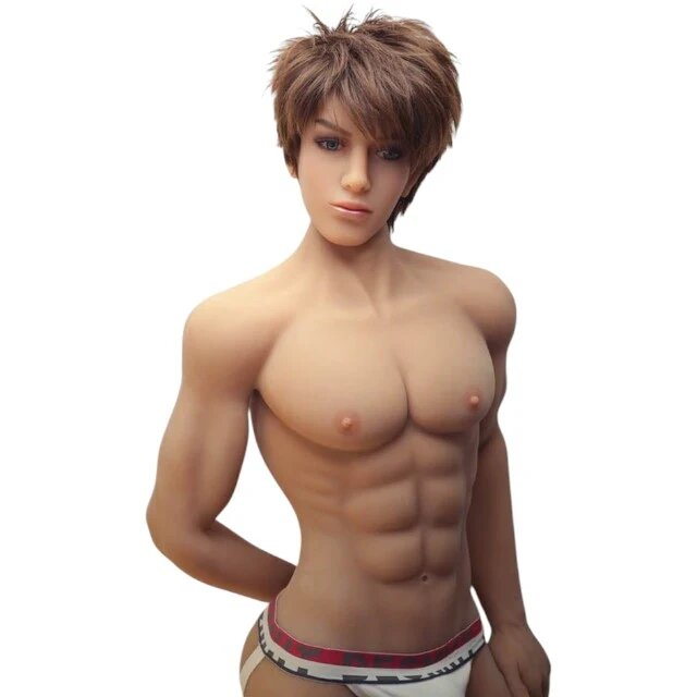 Mistress Păpușă masculină realistă pentru sex Daniel Love Doll șaten conține 2 dildo-uri de 18 cm înălțime 1.60 cm 45 kg