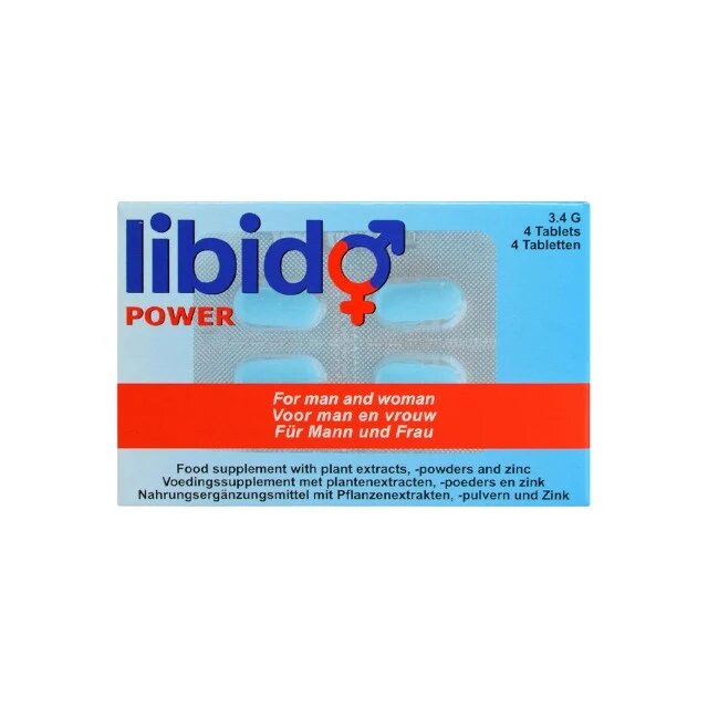 MORNINGSTAR PHARMA Capsule MORNINGSTAR Libido Power pentru stimulare libido energie și performanțe intime îmbunătățite unisex 4 bucăți