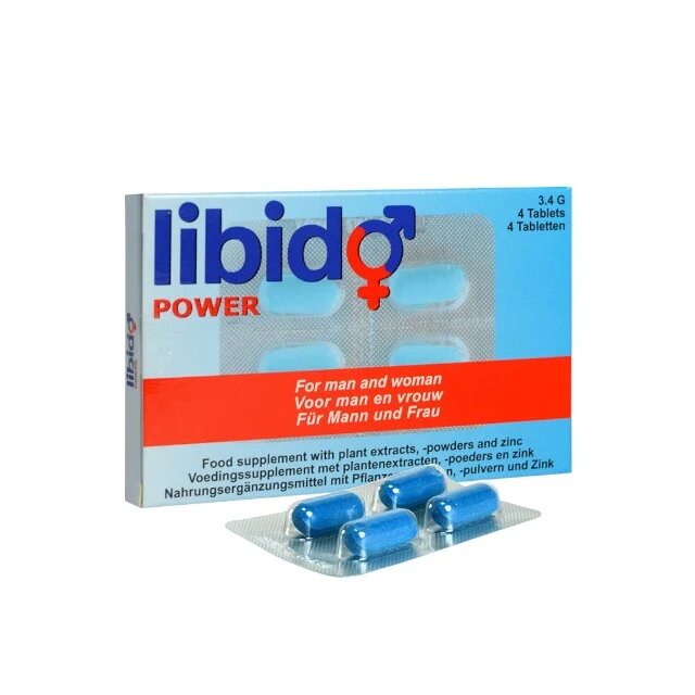 MORNINGSTAR PHARMA Capsule MORNINGSTAR Libido Power pentru stimulare libido energie și performanțe intime îmbunătățite unisex 4 bucăți