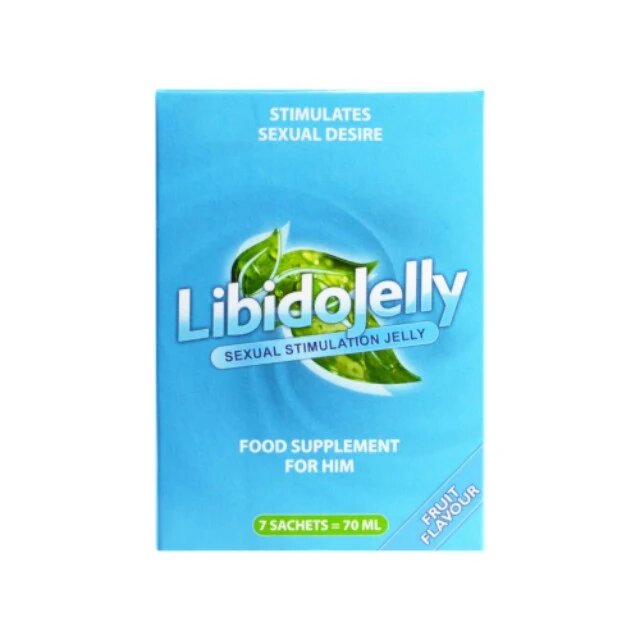 MORNINGSTAR PHARMA Jeleu LIBIDOJELLY pentru libido masculin fertilitate și erecții puternice cu ginkgo biloba și maca 7 plicuri x 10 ml