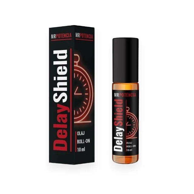 MR POTENCIA Ulei Delay Shield susține întărzierea ejacușării tip roll-on cu uleiuri și extracte naturale 10 ml