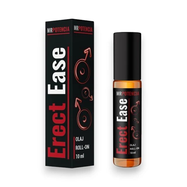MR POTENCIA Ulei Erect Ease susține îmbunătățirea ejaculării tip roll-on cu uleiuri și extracte naturale 10 ml