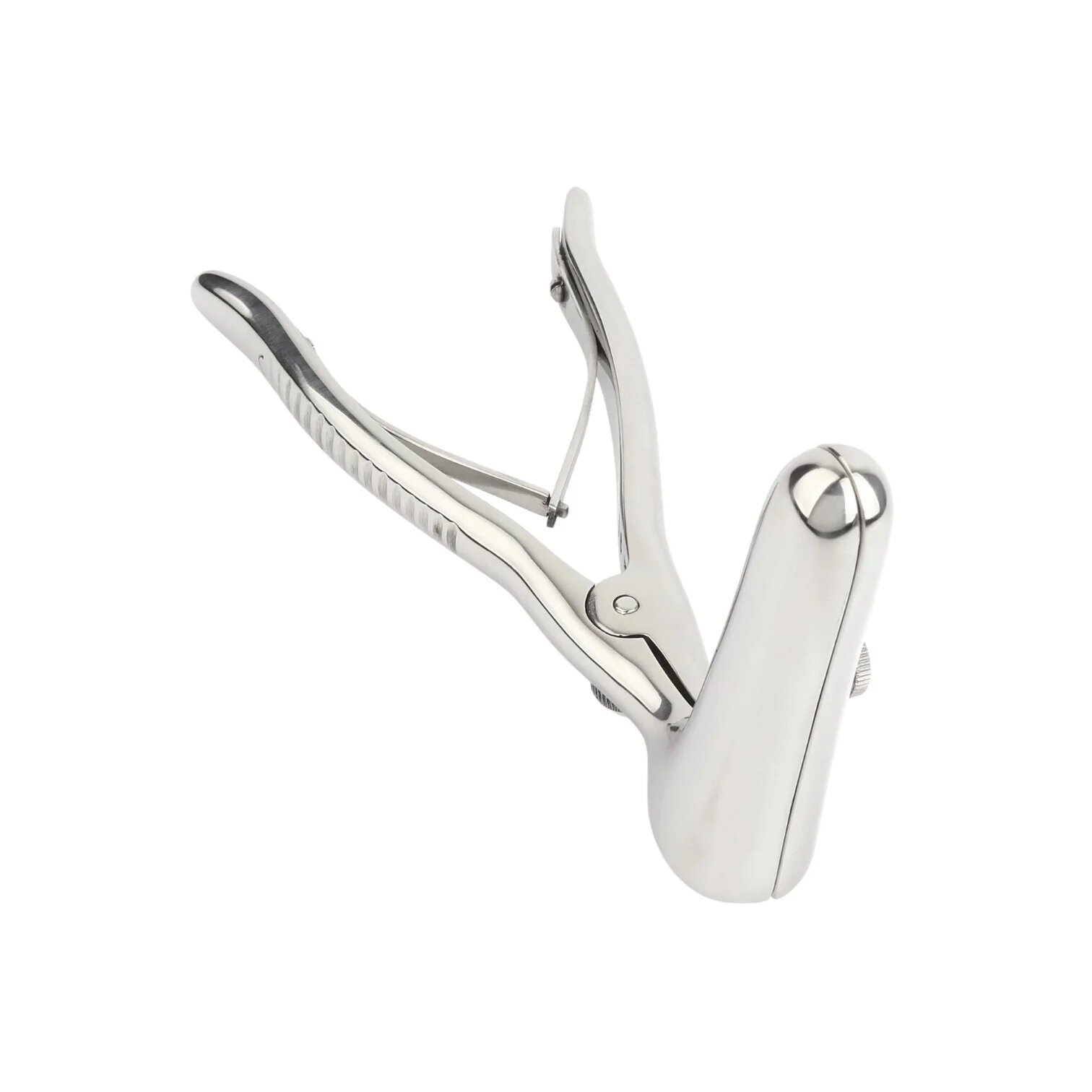 MR. STEEL Dilatator anal Sims Rectal Speculum în formă de specul din oțel inoxidabil lungime 17 cm argintiu