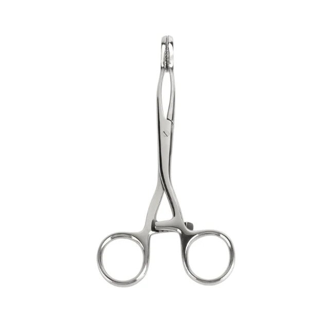 MR. STEEL Forceps Cube Tongs pentru jocuri BDSM și roleplay din oțel inoxidabil lungime 16 cm culoare argintiu