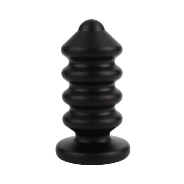 MR. STEEL Plug anal Ass Blaster Small în formă de șurub diametru 3.8 cm lungime 9 cm (mic) negru
