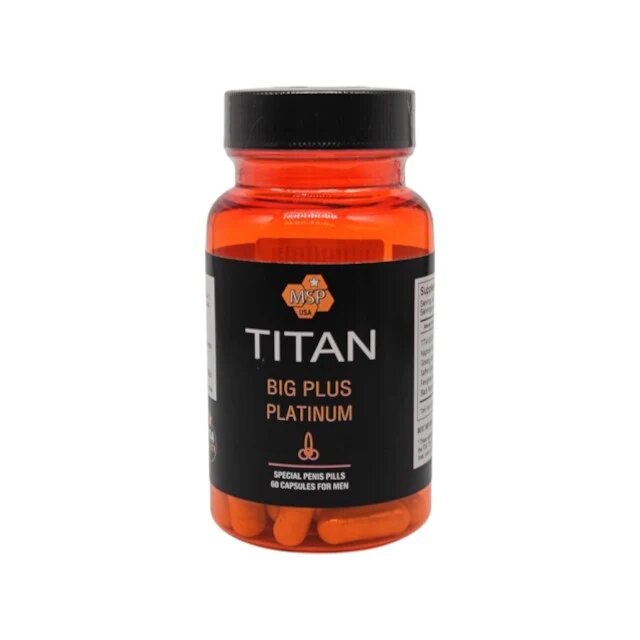 MSP USA Capsule TITAN BIG Plus Platinum pentru marirea penisului 60 buc