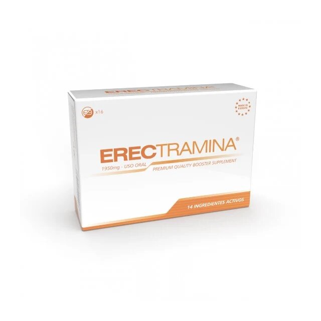 MSR LABORATORIOS Capsule ERECTRAMINA Premium Quality Booster pentru erecții puternice și de durată potență și creșterea libidoului 16 buc
