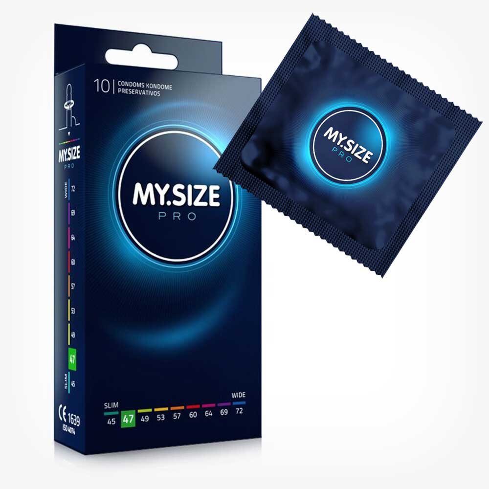 MY SIZE PRO Prezervative premium subtiri si rezistente marime 47 mm 1 cutie x 10 buc
