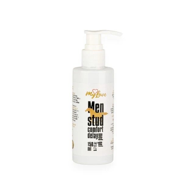 MYLOVE Gel intim Men Stud Comfort Delay Med Gel pentru întârzierea ejaculării și lubrifiere cu ulei de mentă 150 ml