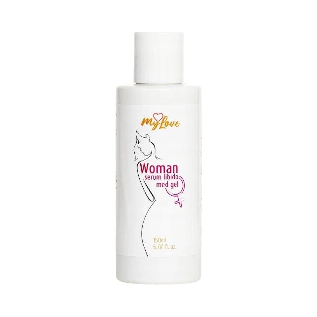 MYLOVE Gel intim Woman Serum Libido Med Gel pentru femei ajută la creșterea libidoului și intensificarea senzațiilor cu aloe vera 150 ml