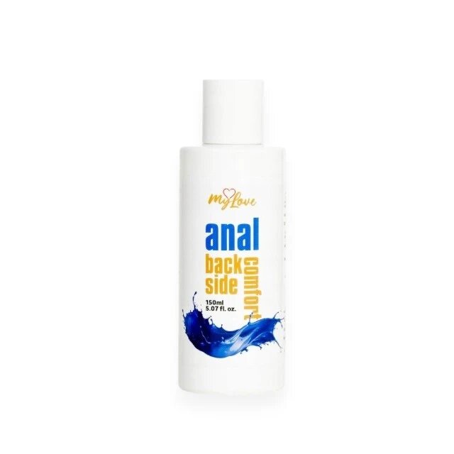 MYLOVE Lubrifiant anal Anal Back Side Comfort pe bază de apă pentru lubrifiere de lungă durată cu miros mentolat 150 ml