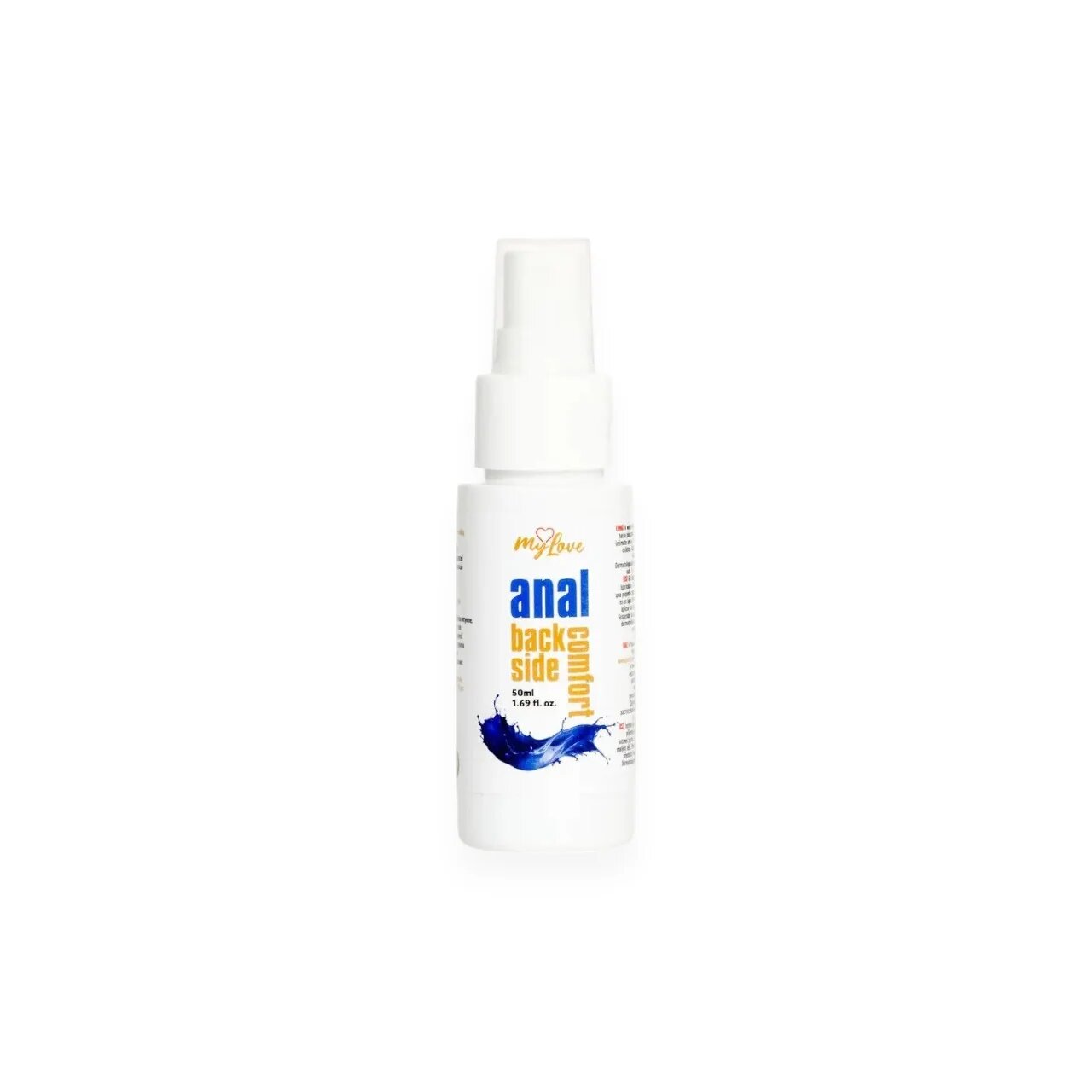 MYLOVE Lubrifiant anal Anal Back Side Comfort pe bază de apă pentru lubrifiere de lungă durată cu miros mentolat 50 ml