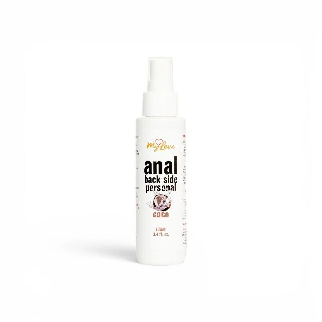 MYLOVE Lubrifiant anal Anal Back Side Personal pe bază de apă textură groasă și mătăsoasă cu miros de cocos 100 ml