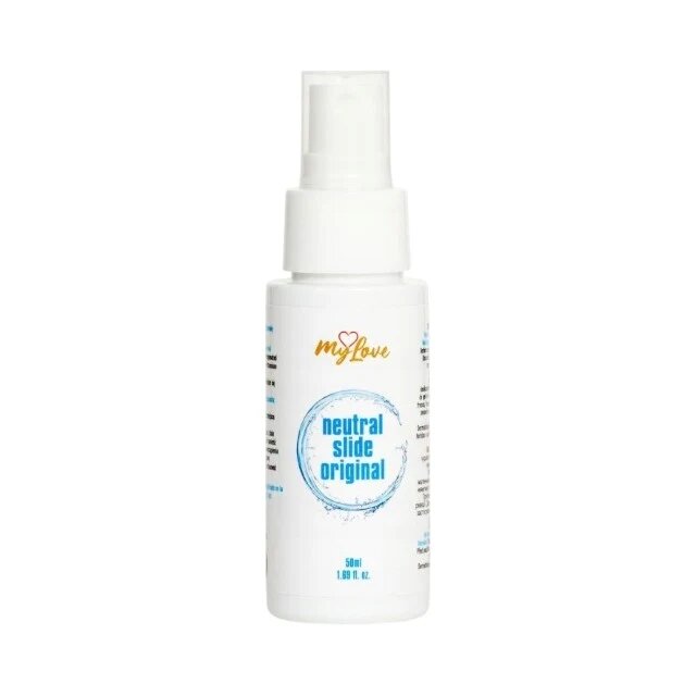 MYLOVE Lubrifiant pe bază de apă Neutral Slide Original textură mătăsoasă fără parfum 50 ml