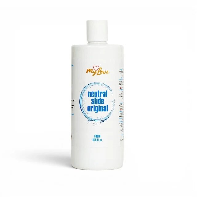 MYLOVE Lubrifiant pe bază de apă Neutral Slide Original textură mătăsoasă fără parfum 500 ml