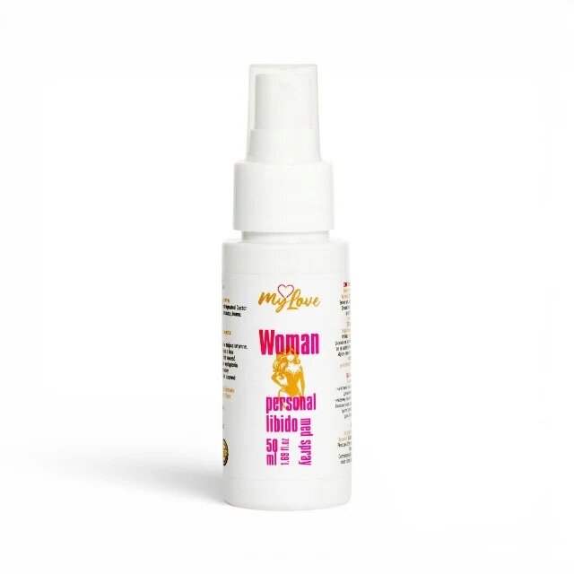MYLOVE Spray Woman Personal Libido Med pentru femei ajută la creșterea libidoului și intensificarea senzațiilor miros de mango 50 ml