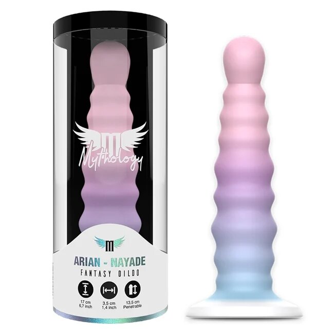 MYTHOLOGY Dildo - Arian Nayade culoare Roz 17 cm