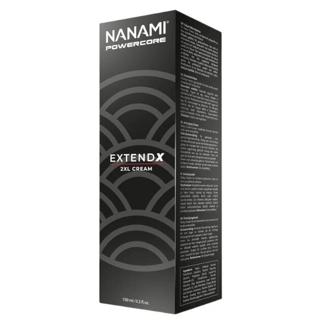 NANAMI Cremă Powercore EXTENDX 2XL Cream pentru mărirea penisului și stimulare sexuală 100 ml