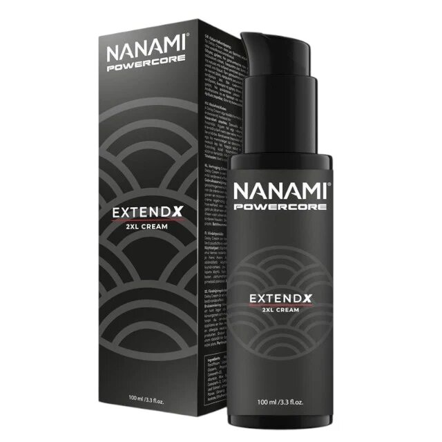 NANAMI Cremă Powercore EXTENDX 2XL Cream pentru mărirea penisului și stimulare sexuală 100 ml