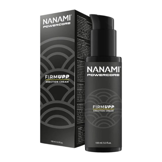 NANAMI Cremă Powercore FIRMUPP Erection Cream pentru erecții puternice și de durată cu ginkgo biloba 100 ml