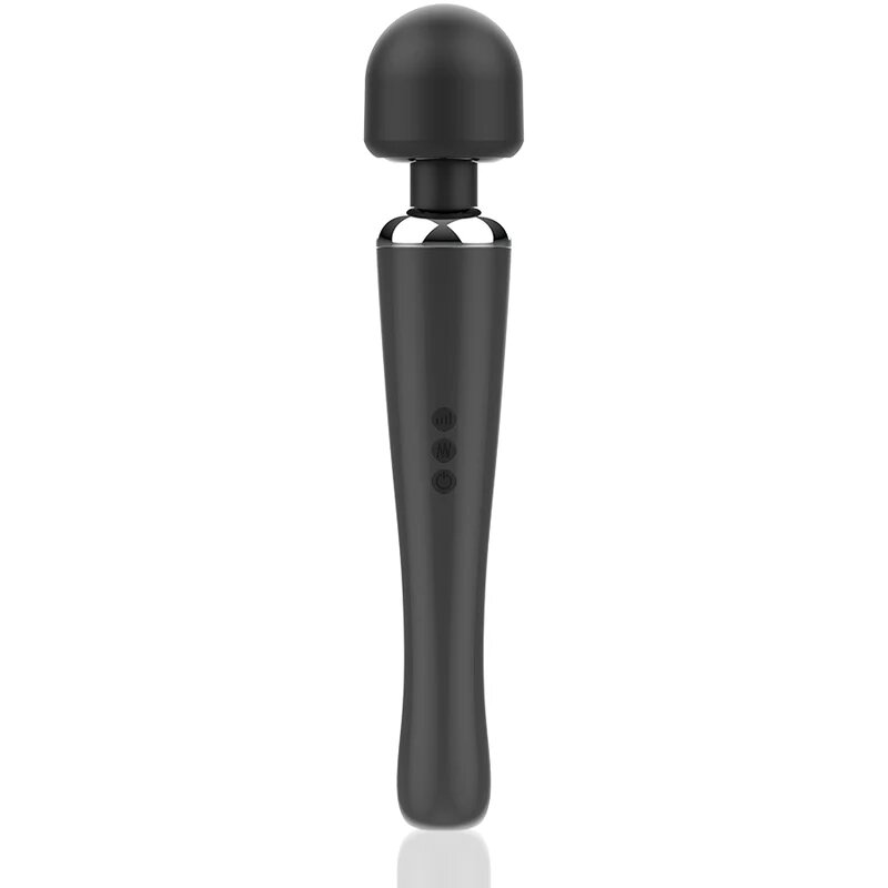NAOMI WAND Aparat de masaj Super Strong tip Hitachi pentru corp si zone intime 20 functii de vibratie negru