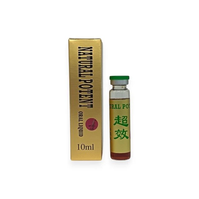 NATURAL POTENT Fiolă soluție orală pentru susținerea potenței și a erecțiilor puternice 1 buc x 10 ml