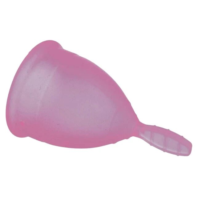 NINA KIKI Cupă menstruală Menstrual Cup S din silicon medical protecție până la 12 ore mărime S roz