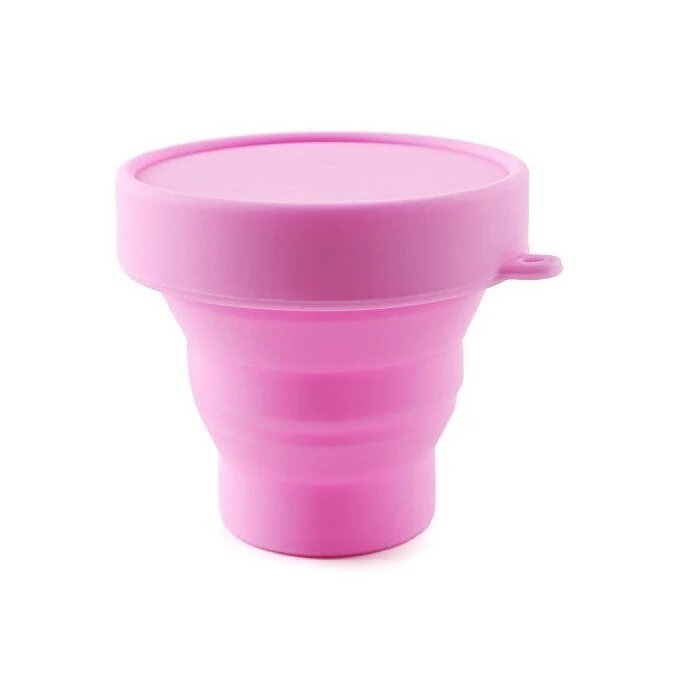 NINA KIKI Cutie de sterilizare si depozitare pentru cupa menstruala culoare roz S-L