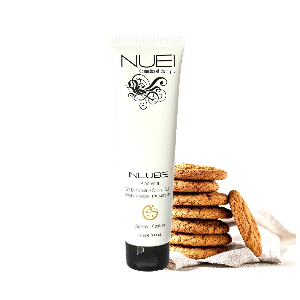 NUEI Gel Lubrifiant - INLUBE pe baza de apa aroma de Cookies 100 ml