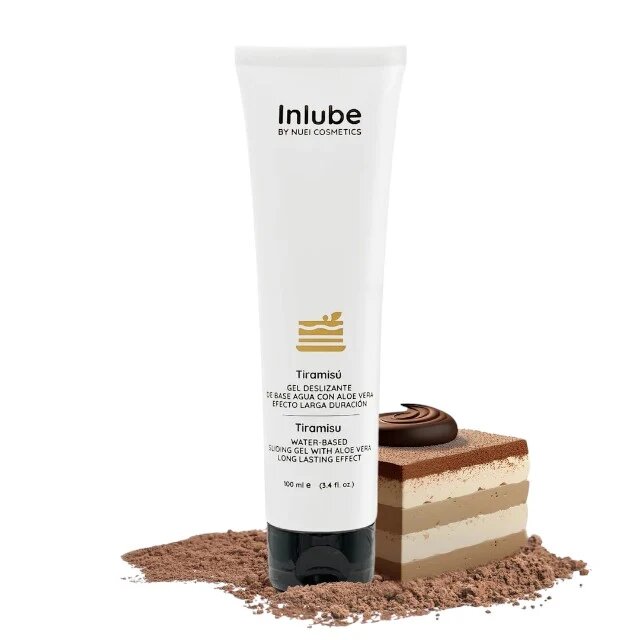 NUEI Gel Lubrifiant - INLUBE pe baza de apa aroma Tiramisu 100 ml