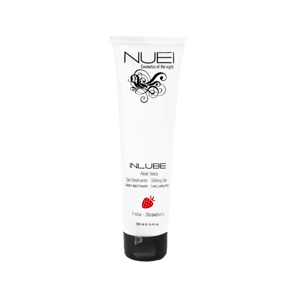 NUEI Gel Lubrifiant - INLUBE pe baza de apa cu aroma de Capsuni 100 ml