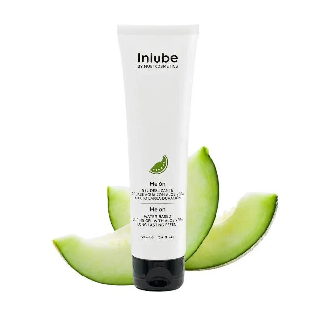NUEI Gel Lubrifiant - INLUBE pe baza de apa cu aroma de Pepene (Melon) 100 ml