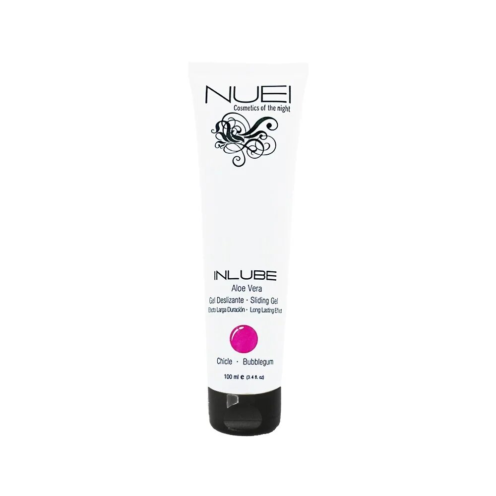 NUEI Gel Lubrifiant - Sliding Gel pe baza de apa aroma de Bubble Gum 100 ml