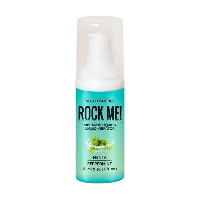NUEI Gel Vibrator - Rock Me pentru stimulare clitoris si excitare menta 20ml