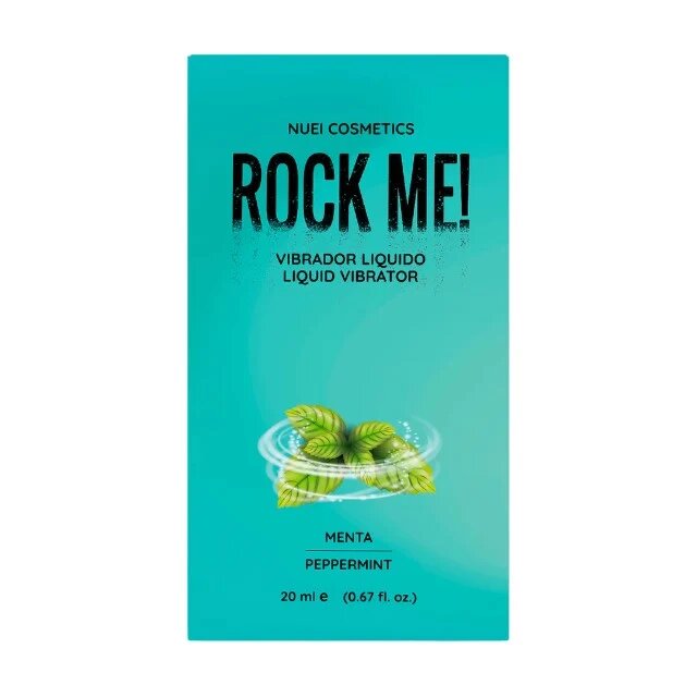 NUEI Gel Vibrator - Rock Me pentru stimulare clitoris si excitare menta 20ml