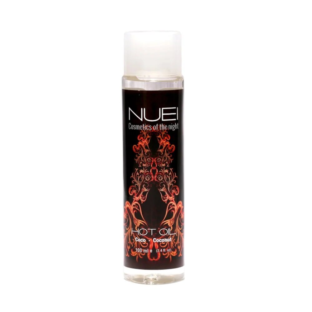 NUEI Ulei de masaj - HOT OIL sarutabil cu efect de incalzire si aroma de Cocos 100 ml