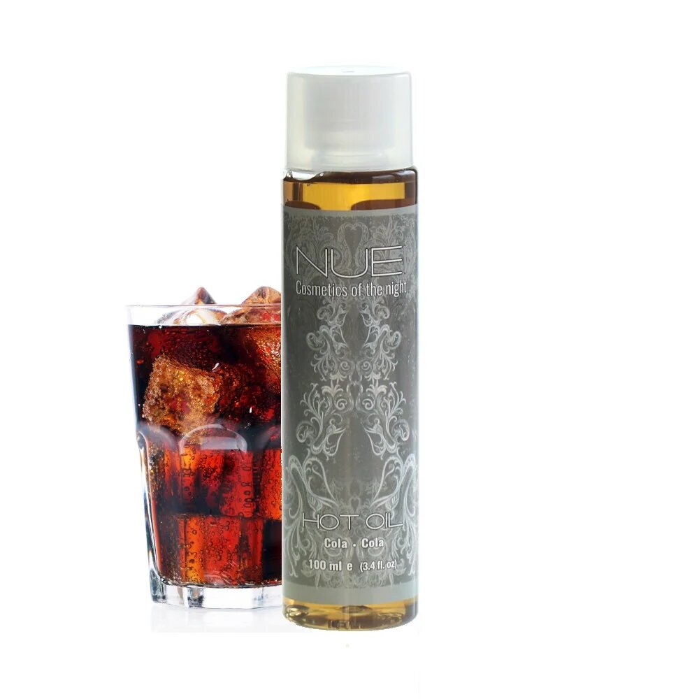 NUEI Ulei de masaj - HOT OIL sarutabil cu efect de incalzire si aroma de Cola 100 ml
