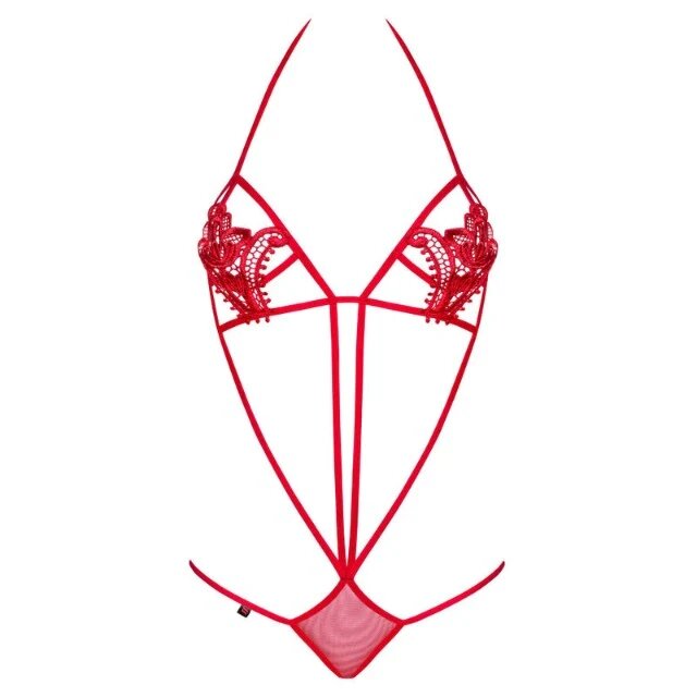 Obsessive Lenjerie sexy teddy Luiza rosu S/M