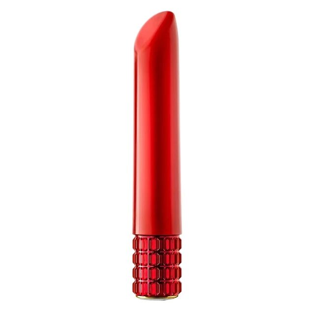 OH MY GEM Vibrator bullet Desire Vibe Ruby pentru stimulare clitoris 5 viteze și 5 funcții de vibrație profundă rosu