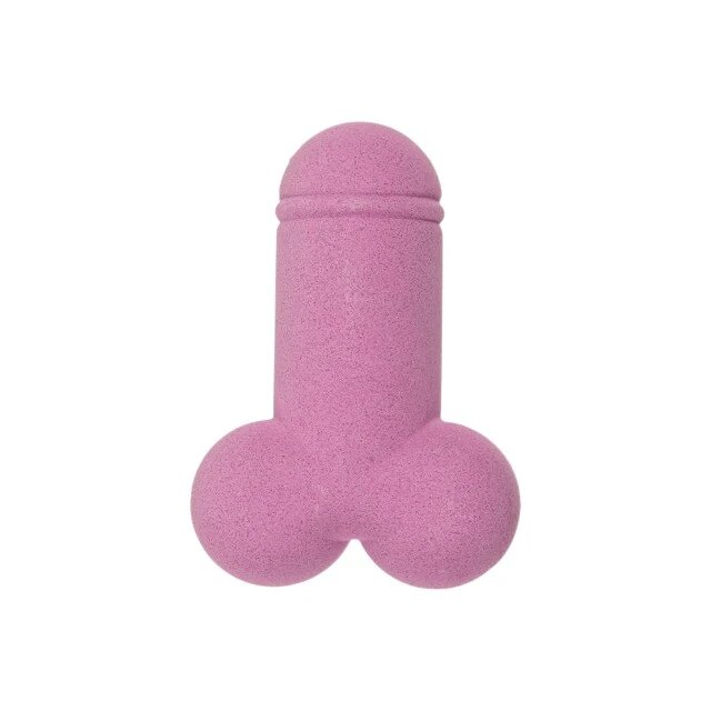 OOTB Bombă de baie efervescentă Willy în formă de penis pentru băi erotice în cuplu cu aromă de căpșuni roz