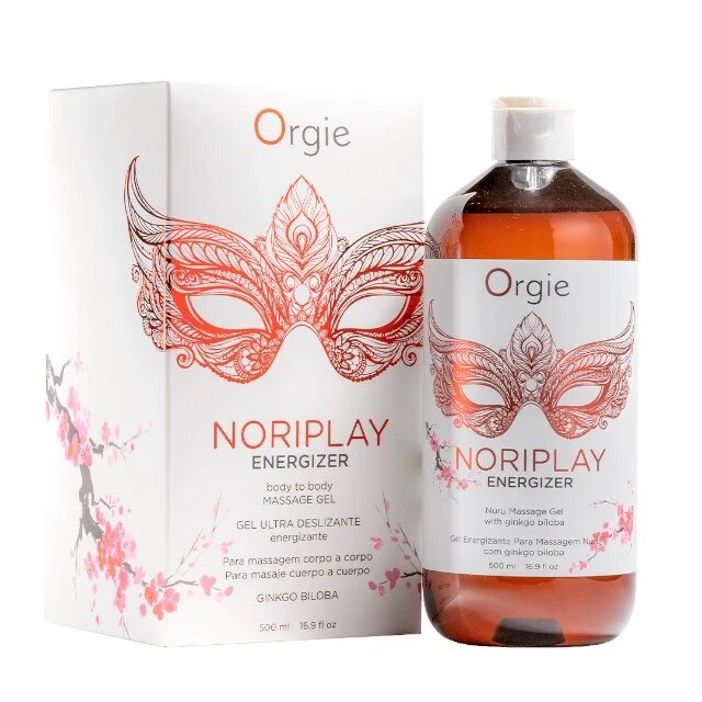 Orgie Gel de masaj Noriplay Energizer pentru masaj body-to-body Nuru cu ginkgo biloba 500 ml